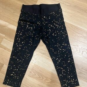 Champion black and gold athletic pants size medium